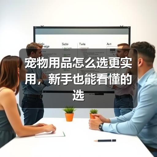 宠物用品怎么选更实用，新手也能看懂的选购思路